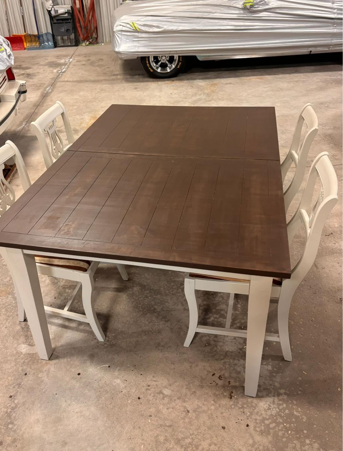 Rustic Farmhouse Dining Table – Refinished – 60” x 42” - photo 3