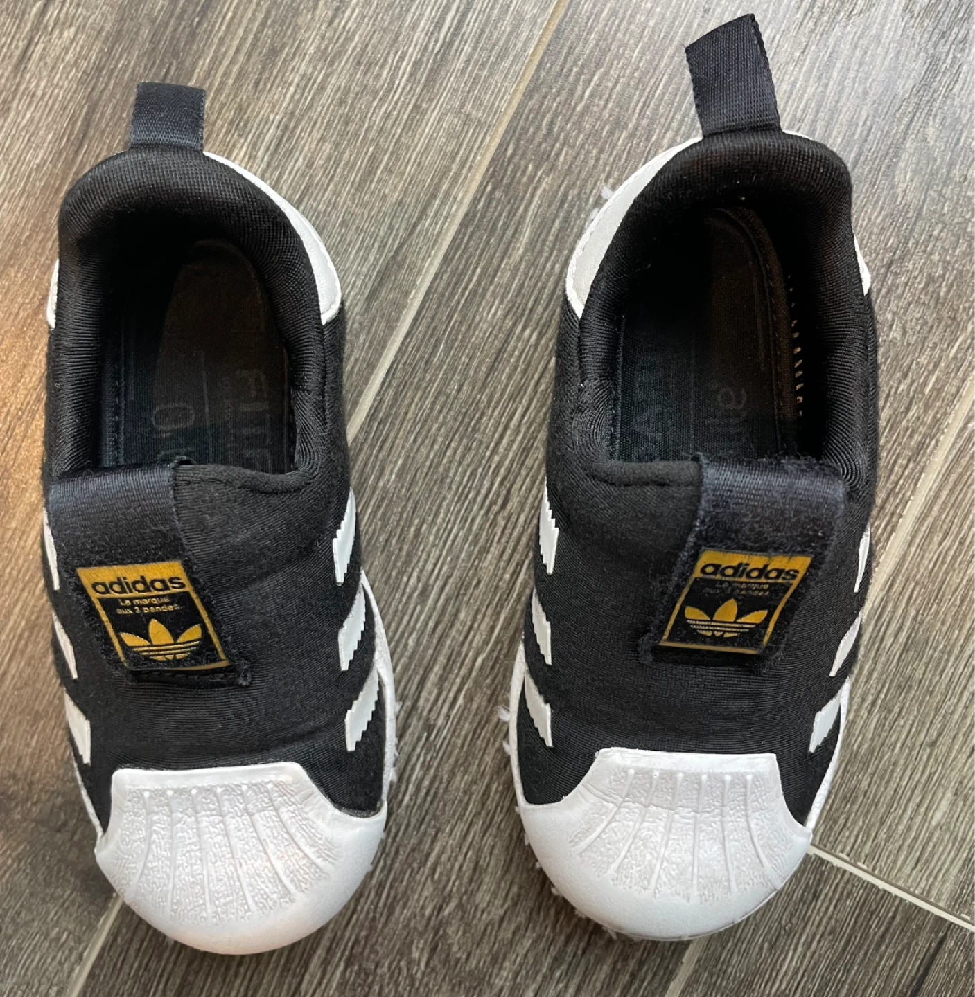 Adidas Superstar Slip-On Shoes Size 7K. - photo 2