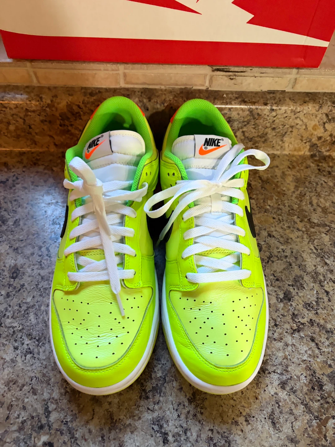 Nike Dunk Low SE Volt/Orange Total Orange - photo 4