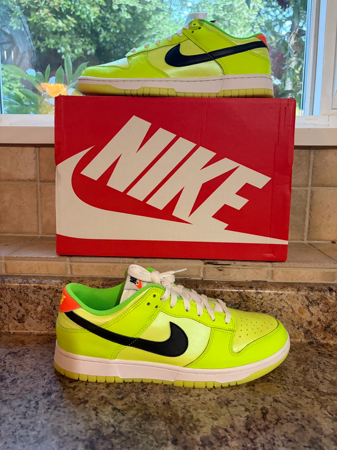Nike Dunk Low SE Volt/Orange Total Orange