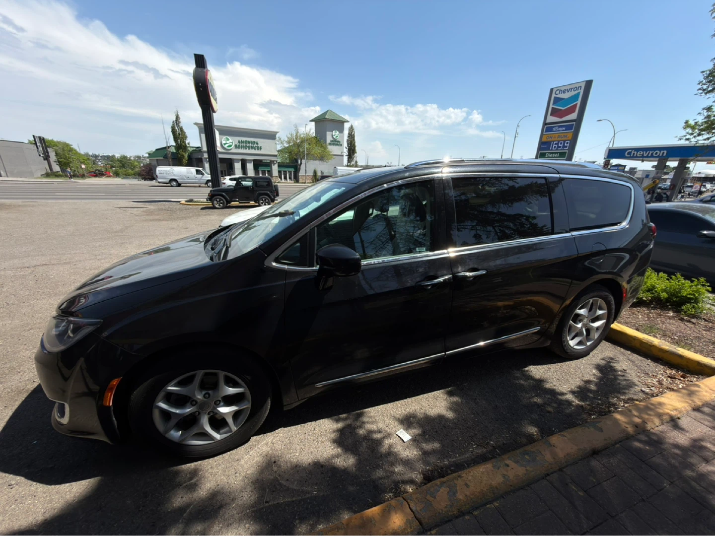 Black Chrysler Pacifica Minivan