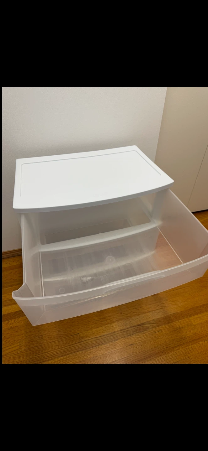 Sterilite 3-Drawer Storage Cart With Wheels – Like New - photo 4