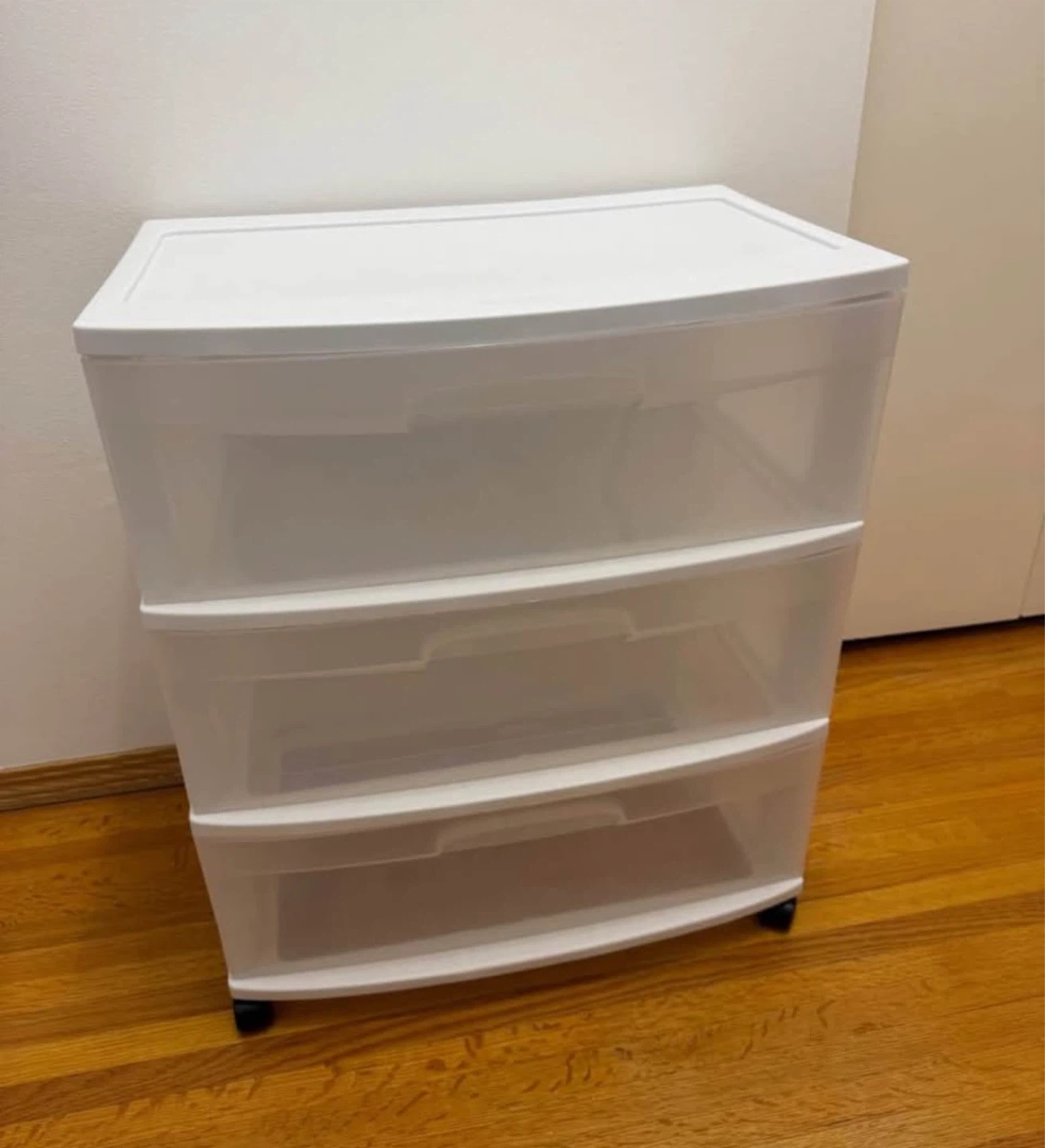 Sterilite 3-Drawer Storage Cart With Wheels – Like New - photo 2