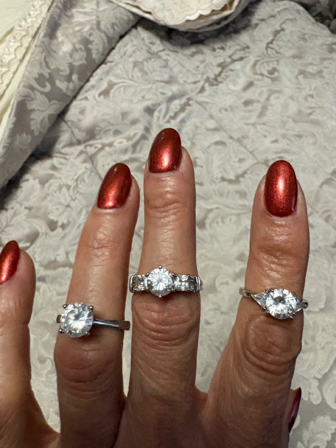 Solitary Rings cubic zirconia