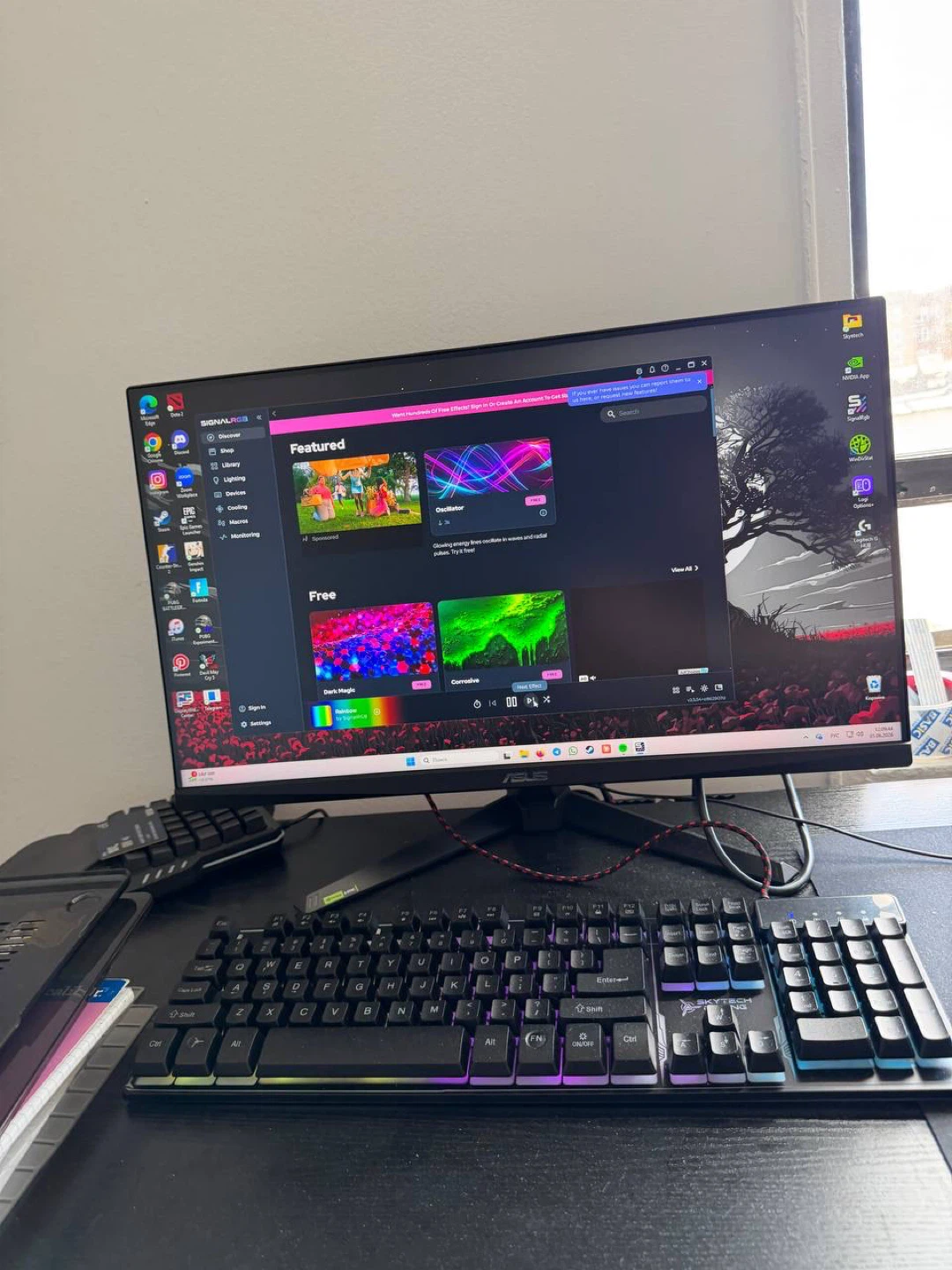 Skytech desktop full set + monitor ASUS TUF GAMING - photo 4