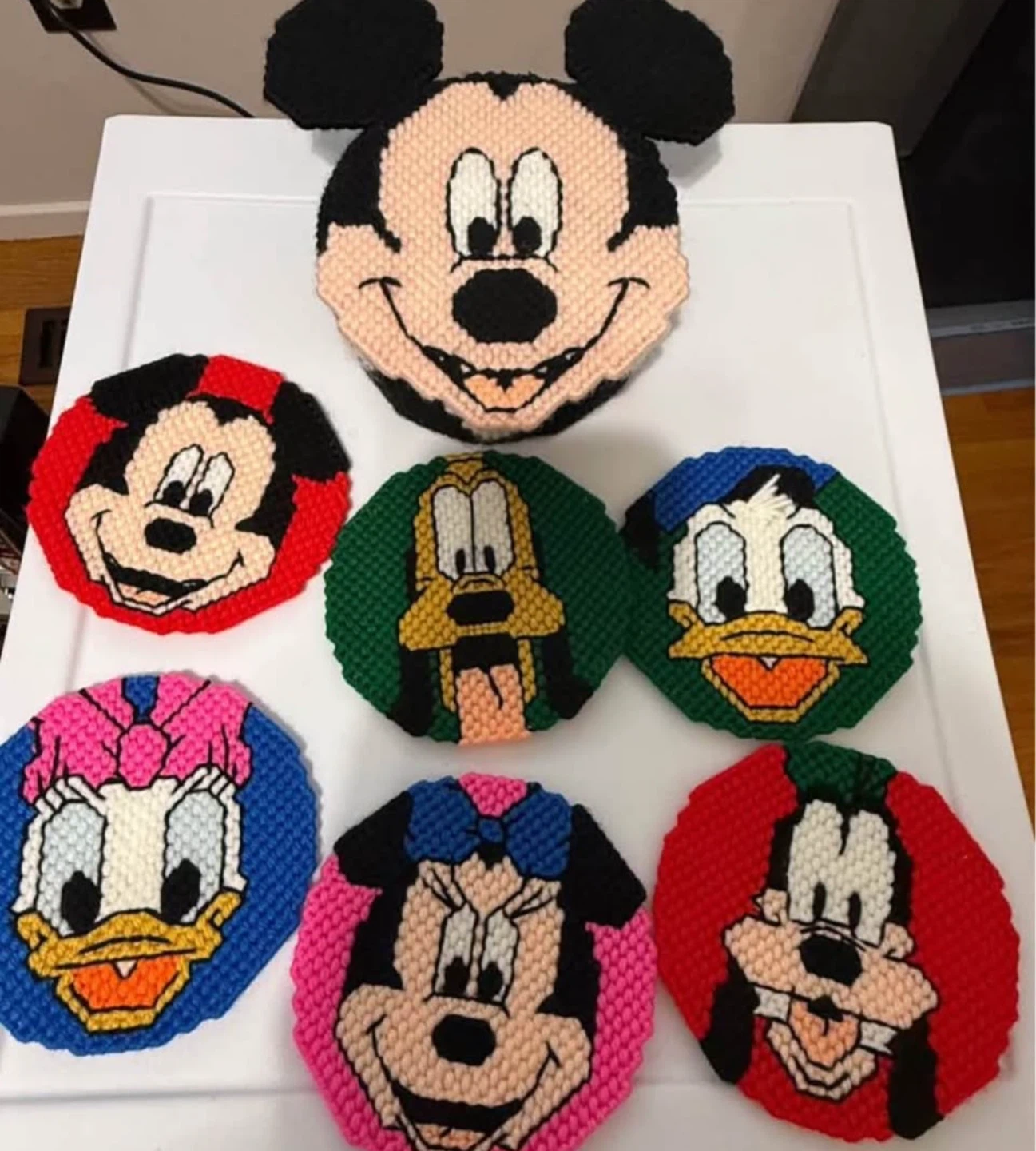 Disney Character Handmade Coaster Set