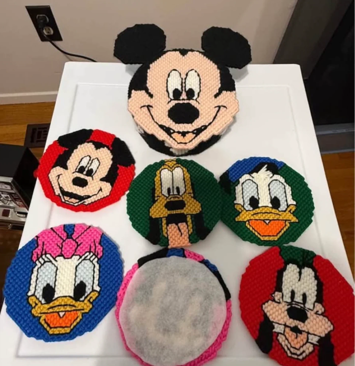 Disney Character Handmade Coaster Set - photo 3