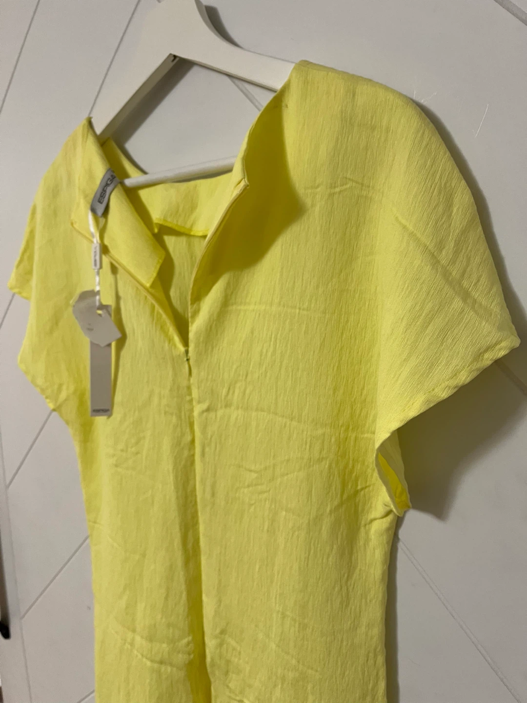 Espiga Yellow Dress with Embellished Pockets - photo 5
