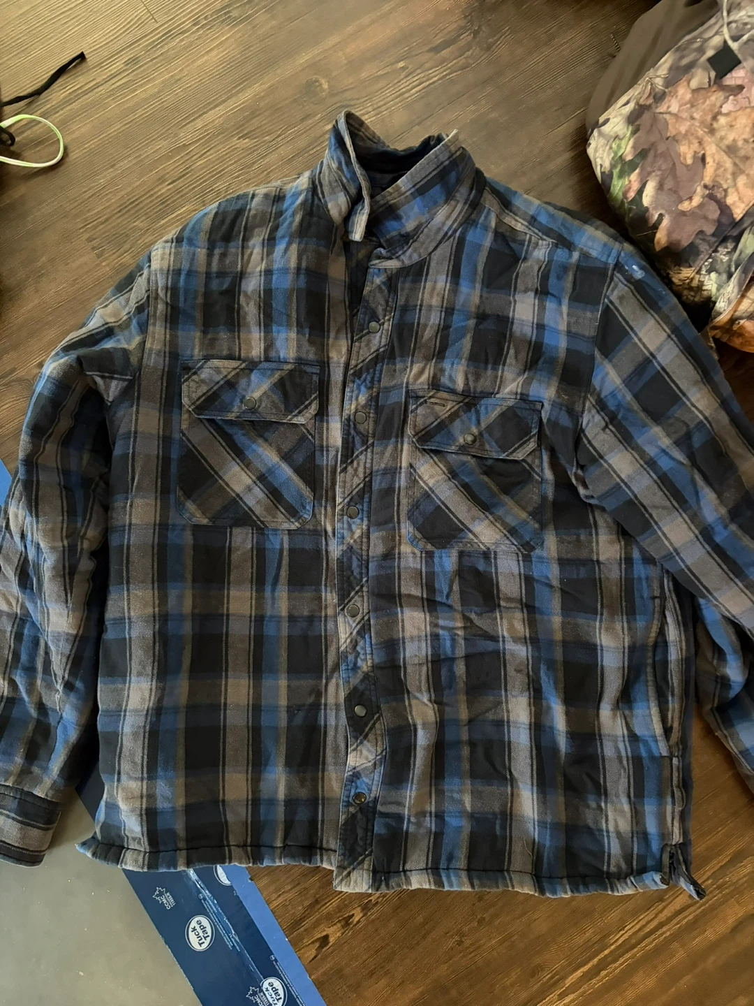 The BC Clothing Co. Plaid Insulated Shirt Jacket XXL/TTG