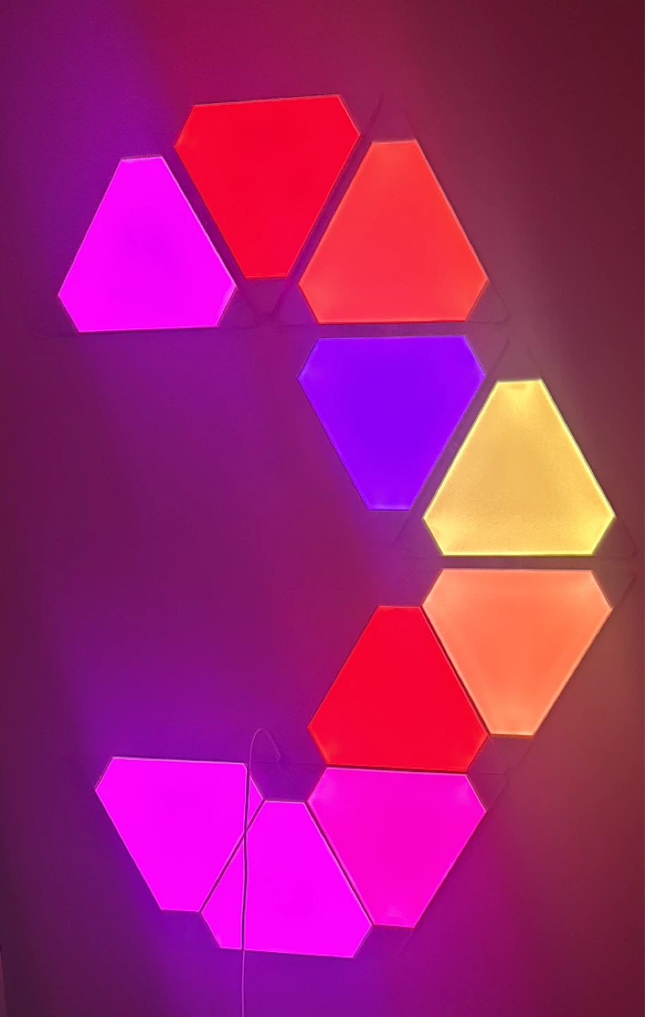 Hexagonal LED Light Panels