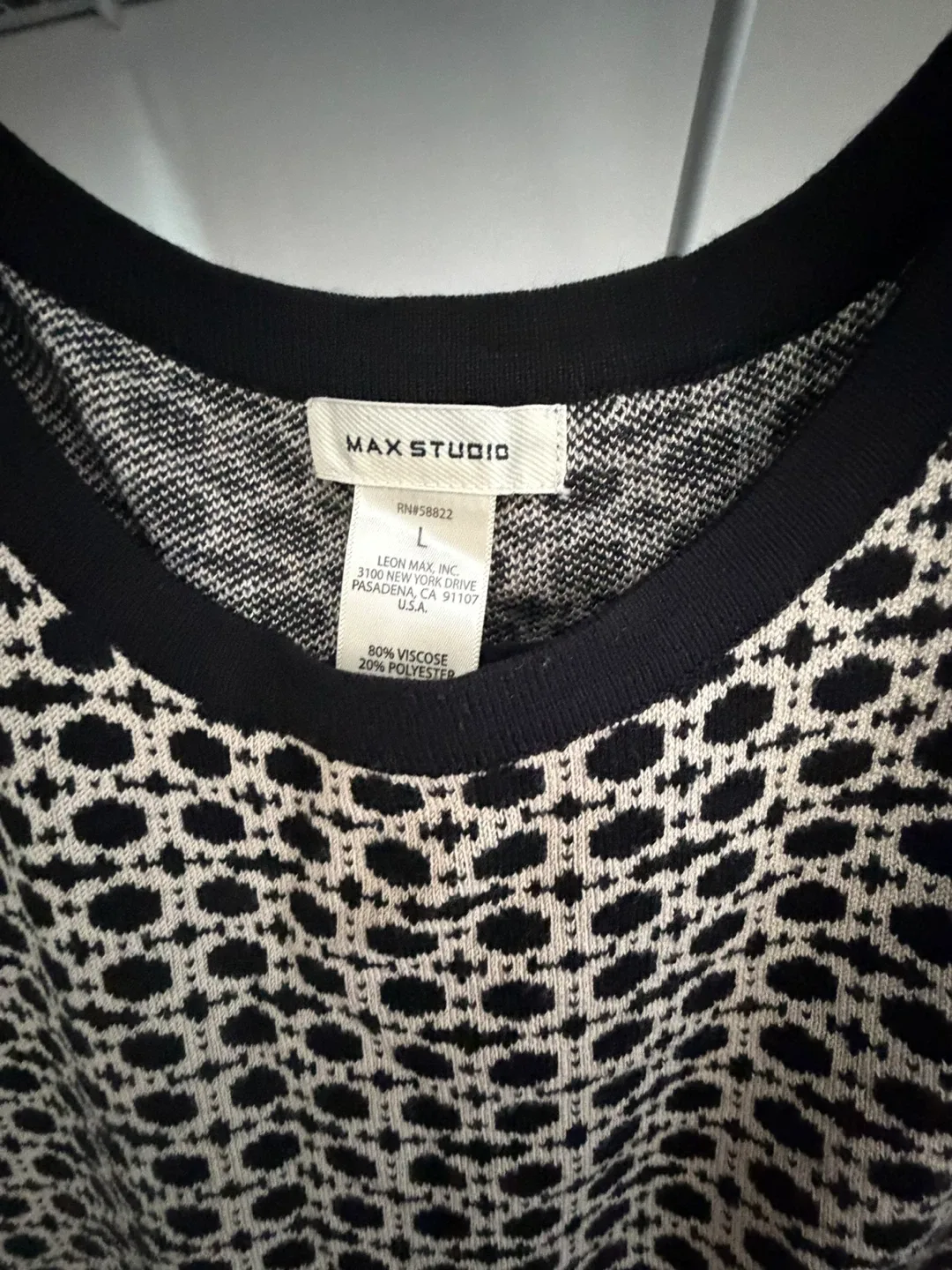 MAX STUDIO patterned sweater dress - photo 3