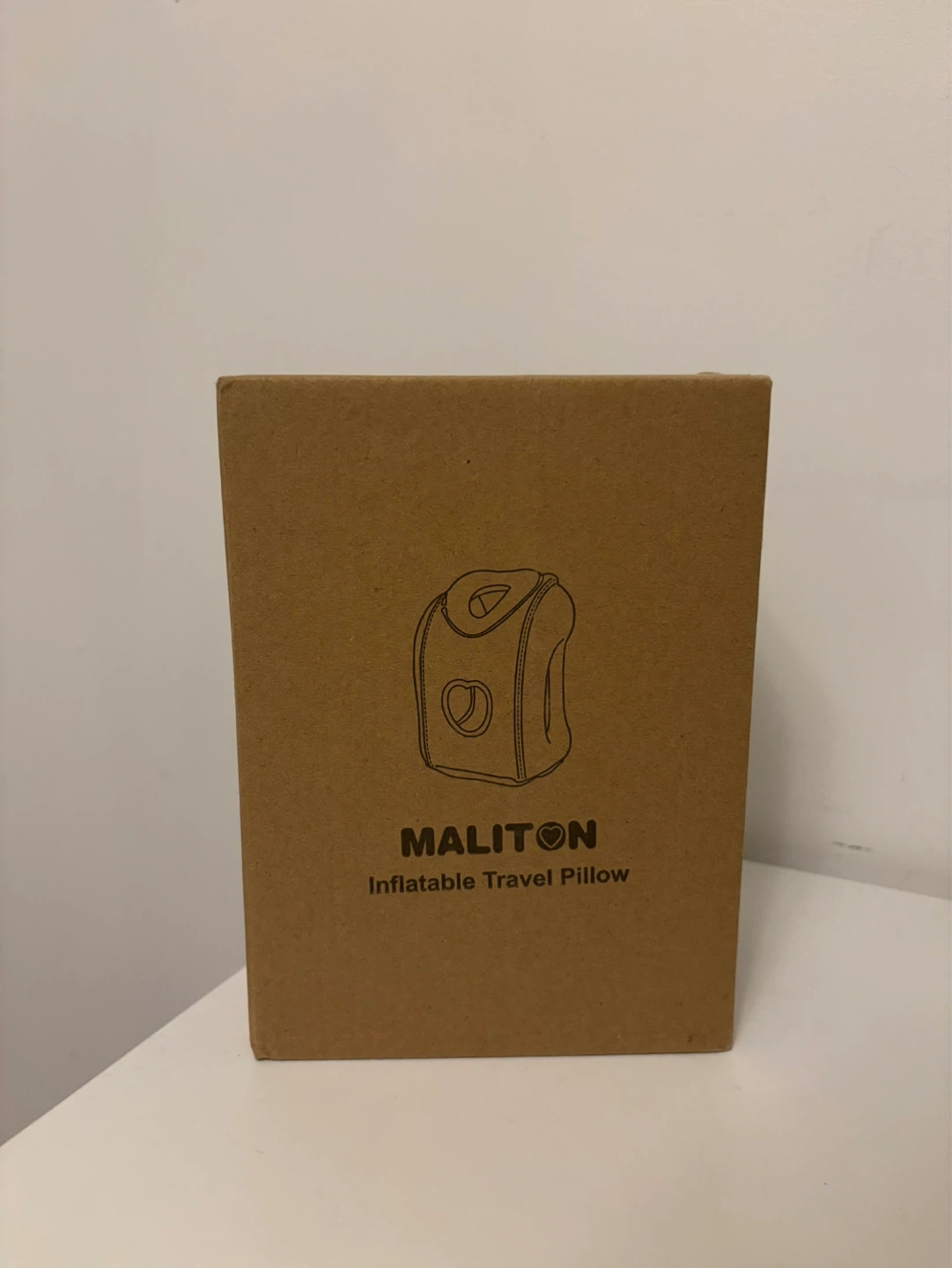 Maliton Inflatable Travel Pillow - Grey