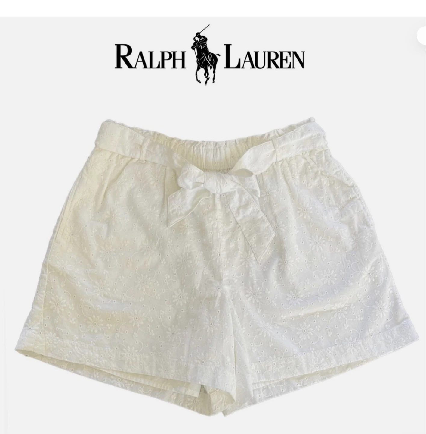 Polo Ralph Lauren Kids Embroidered Floral Shorts 12 (women’s XS) - photo 5