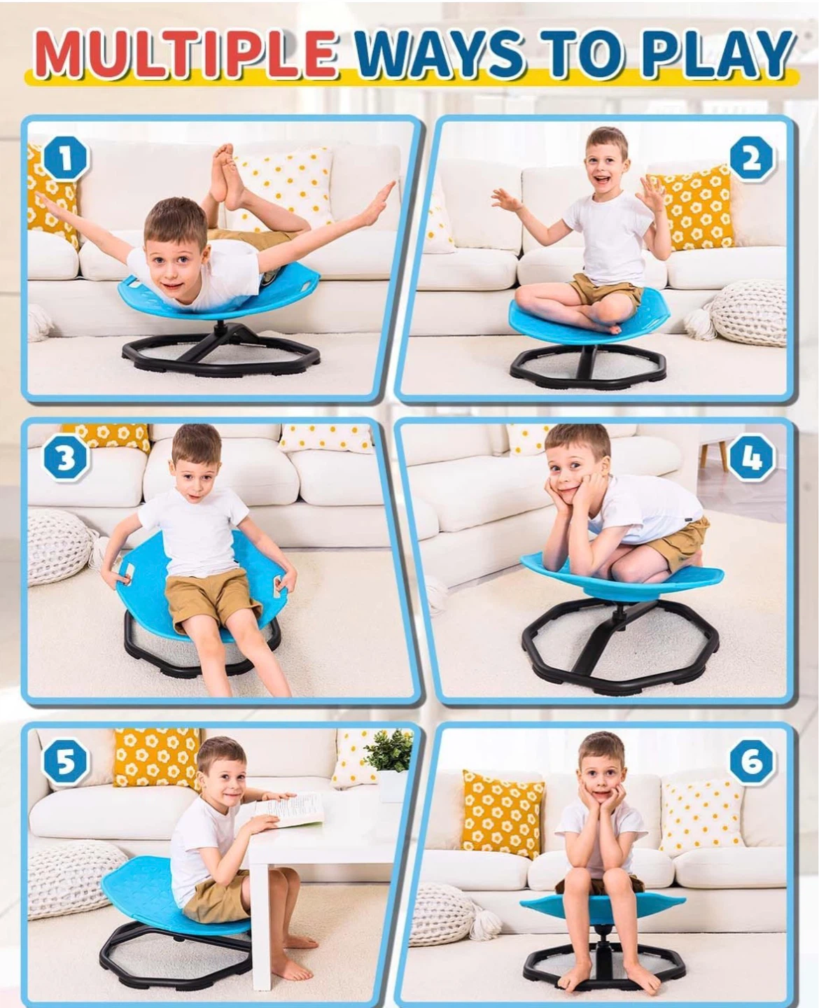 KidBloom Spinning Chair for Kids with autism - photo 2