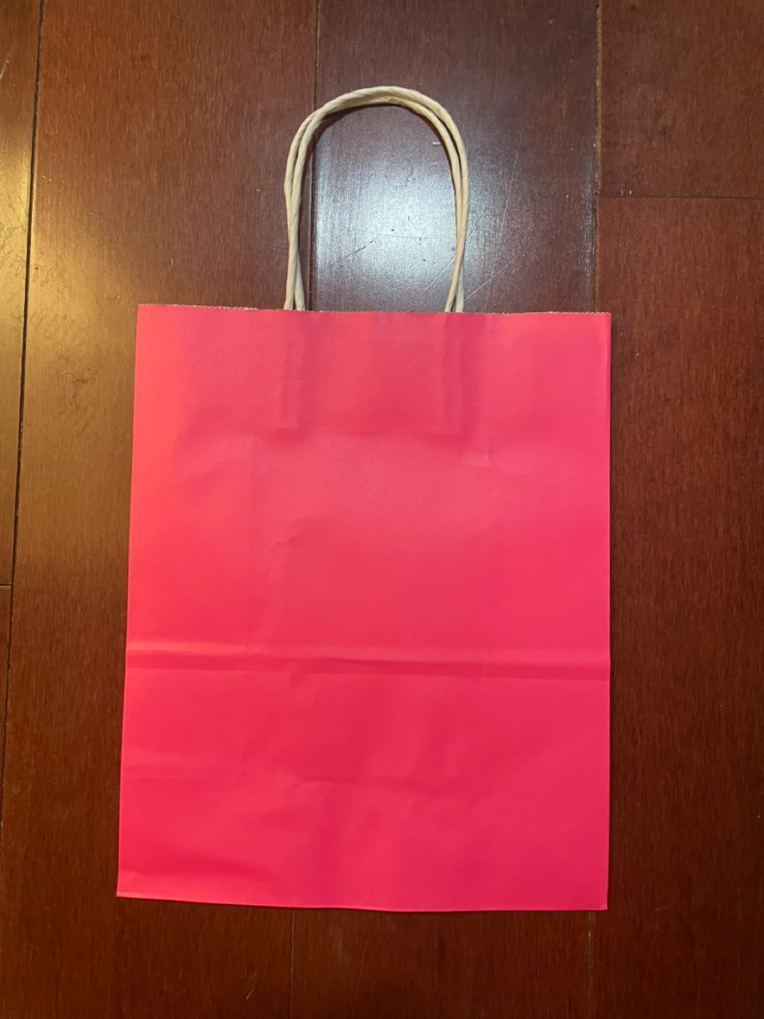 Pink Paper Gift Bags - 7 Piece Set