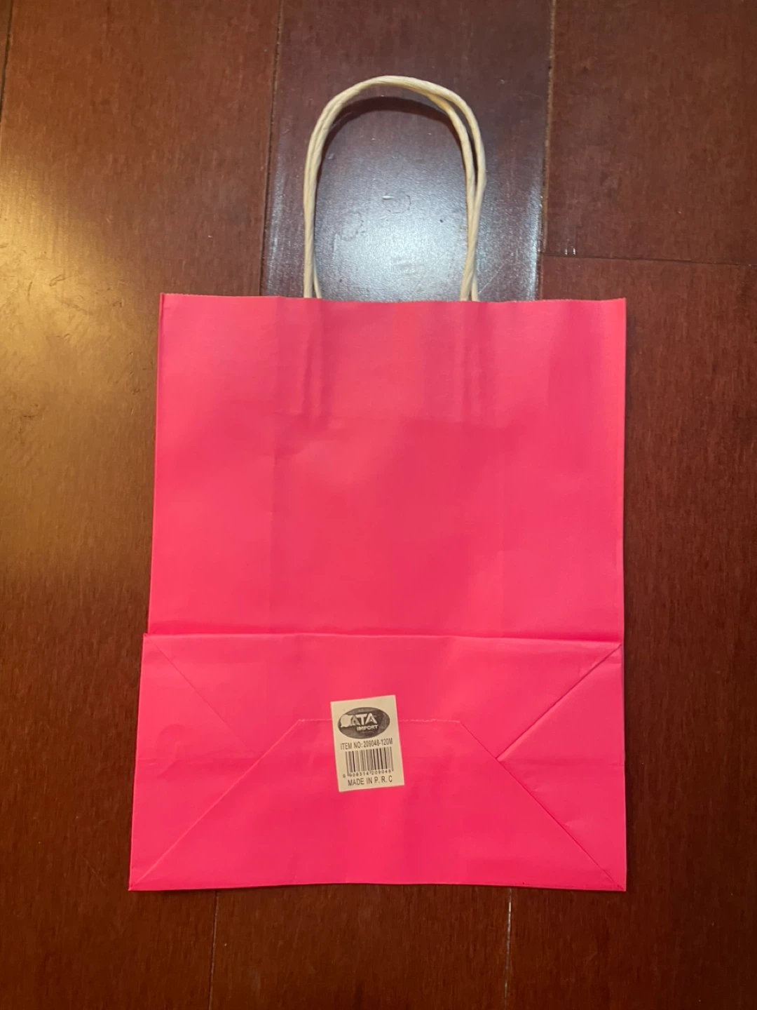 Pink Paper Gift Bags - 7 Piece Set - photo 3