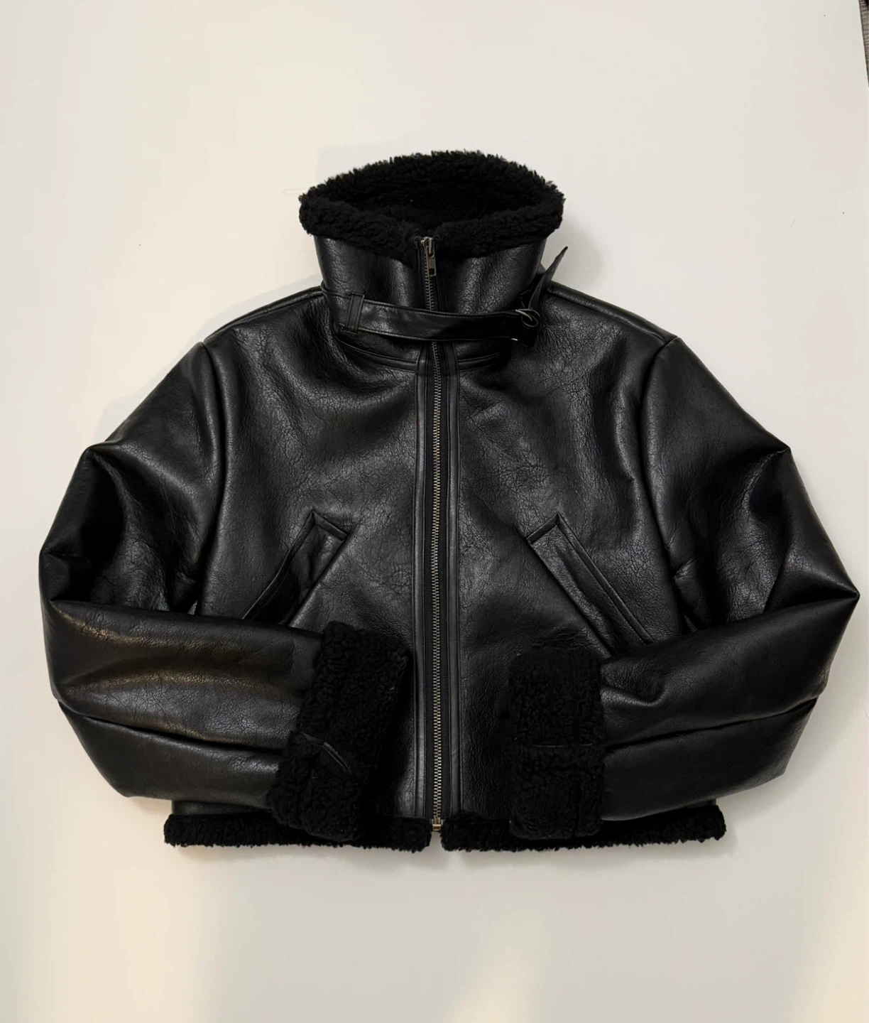Cropped jacket - photo 4