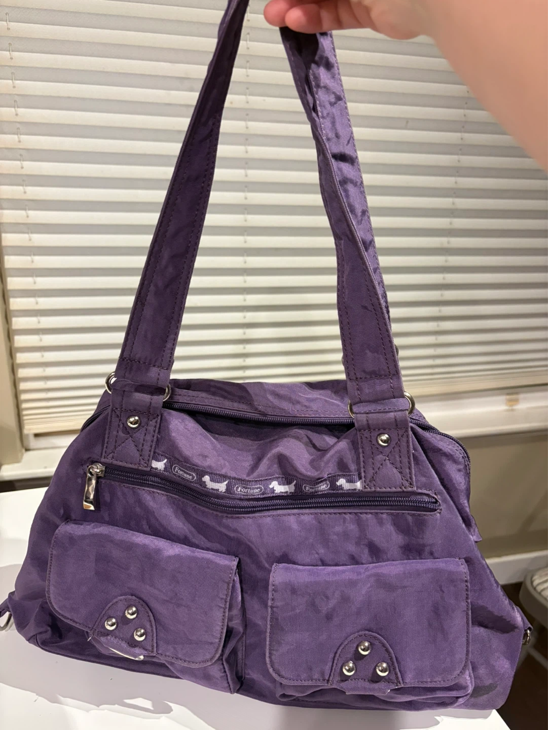 Purple Shoulder Bag