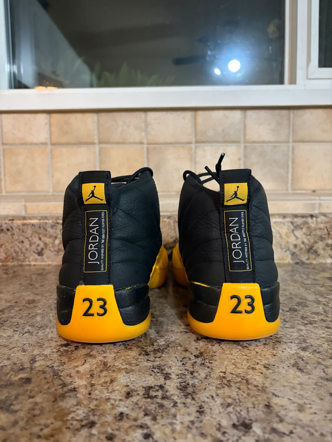 Air Jordan 12 Retro "Taxi" Black Yellow - photo 2