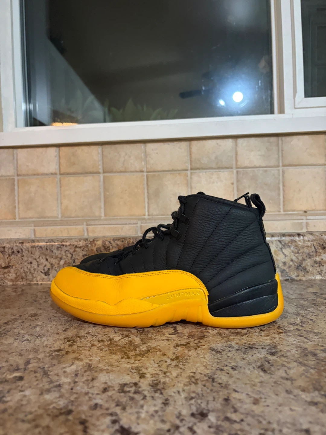 Air Jordan 12 Retro "Taxi" Black Yellow - photo 3