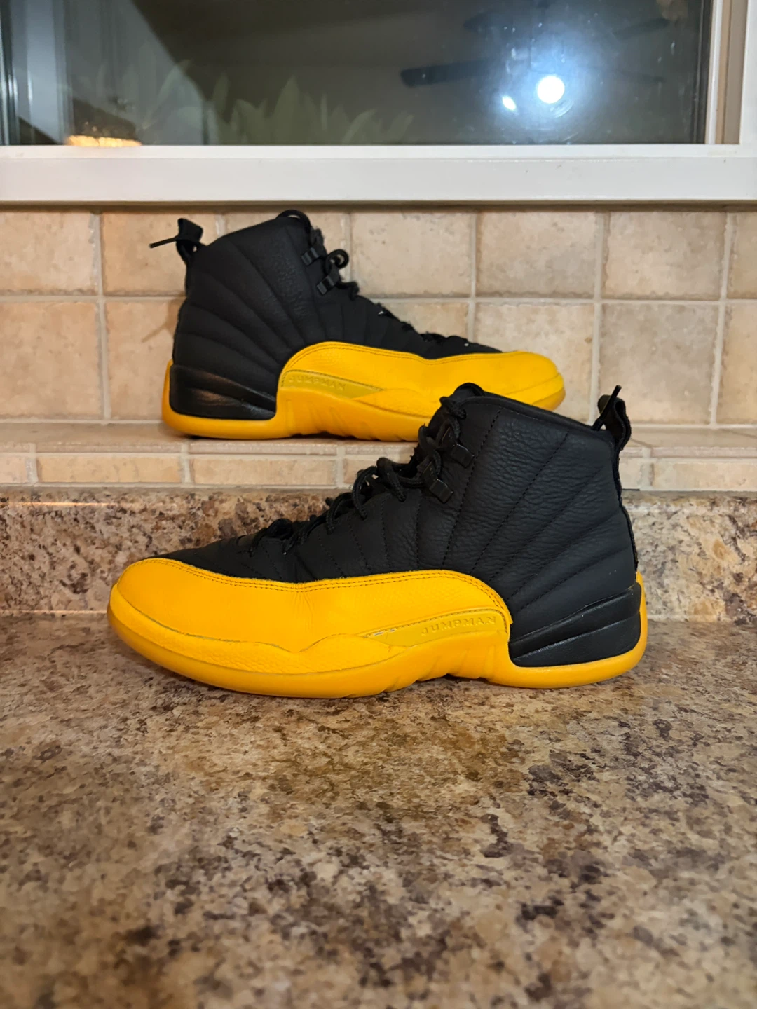 Air Jordan 12 Retro "Taxi" Black Yellow
