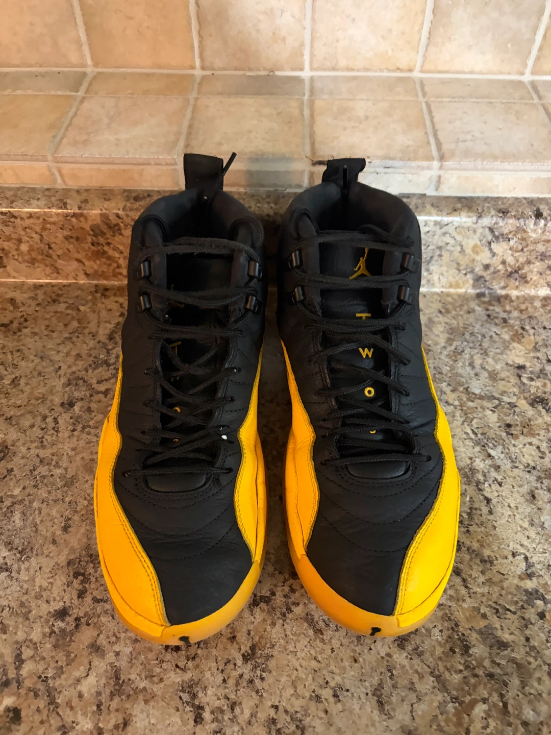 Air Jordan 12 Retro "Taxi" Black Yellow - photo 4