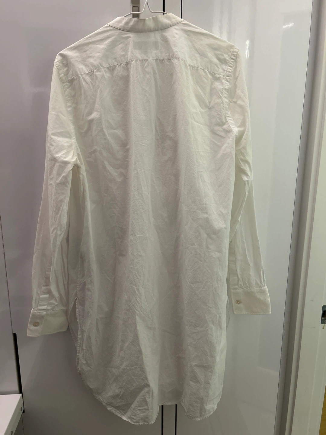 Burberry White Cotton Tunic Shirt Size 10 - photo 4