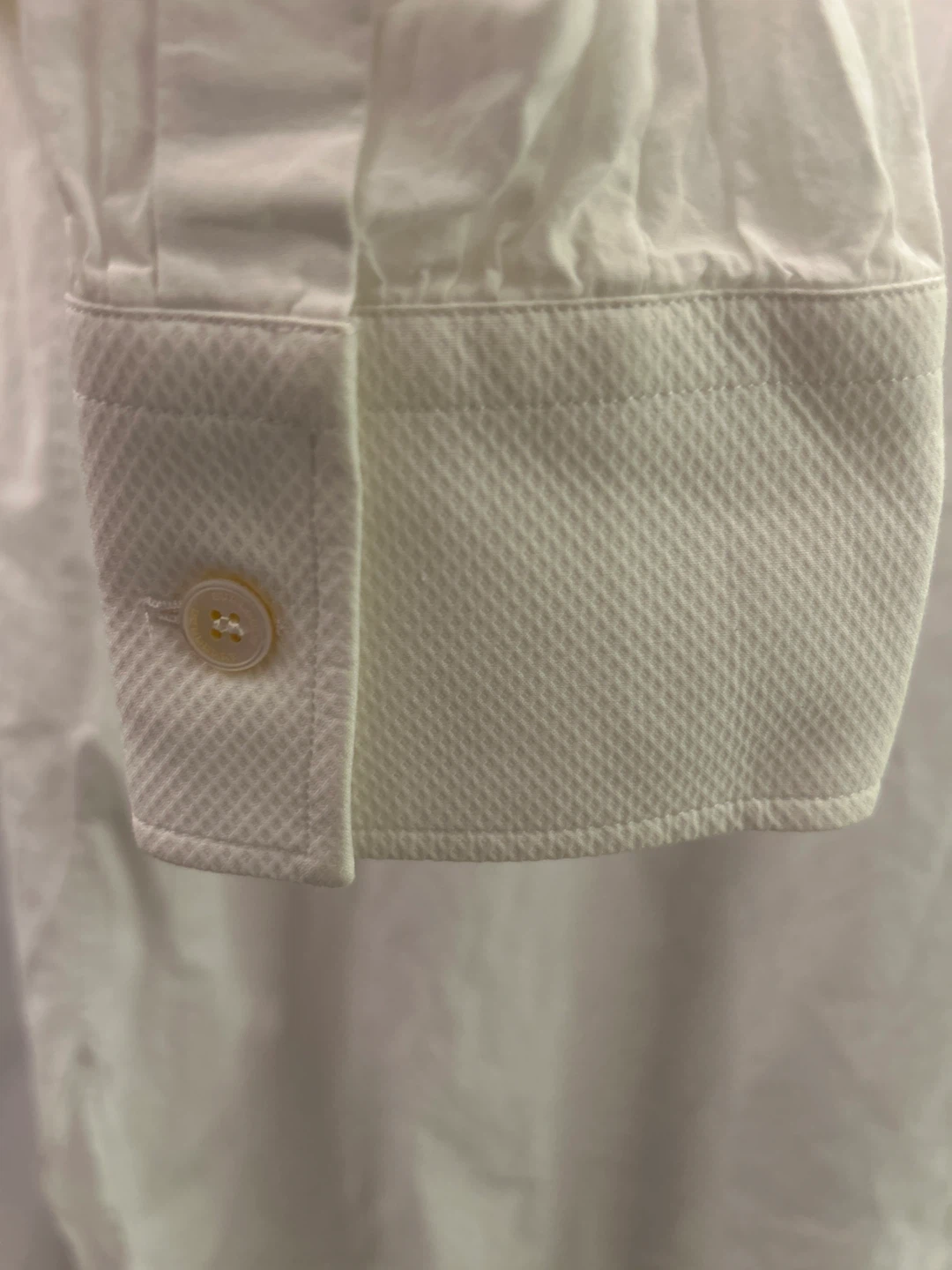 Burberry White Cotton Tunic Shirt Size 10 - photo 5