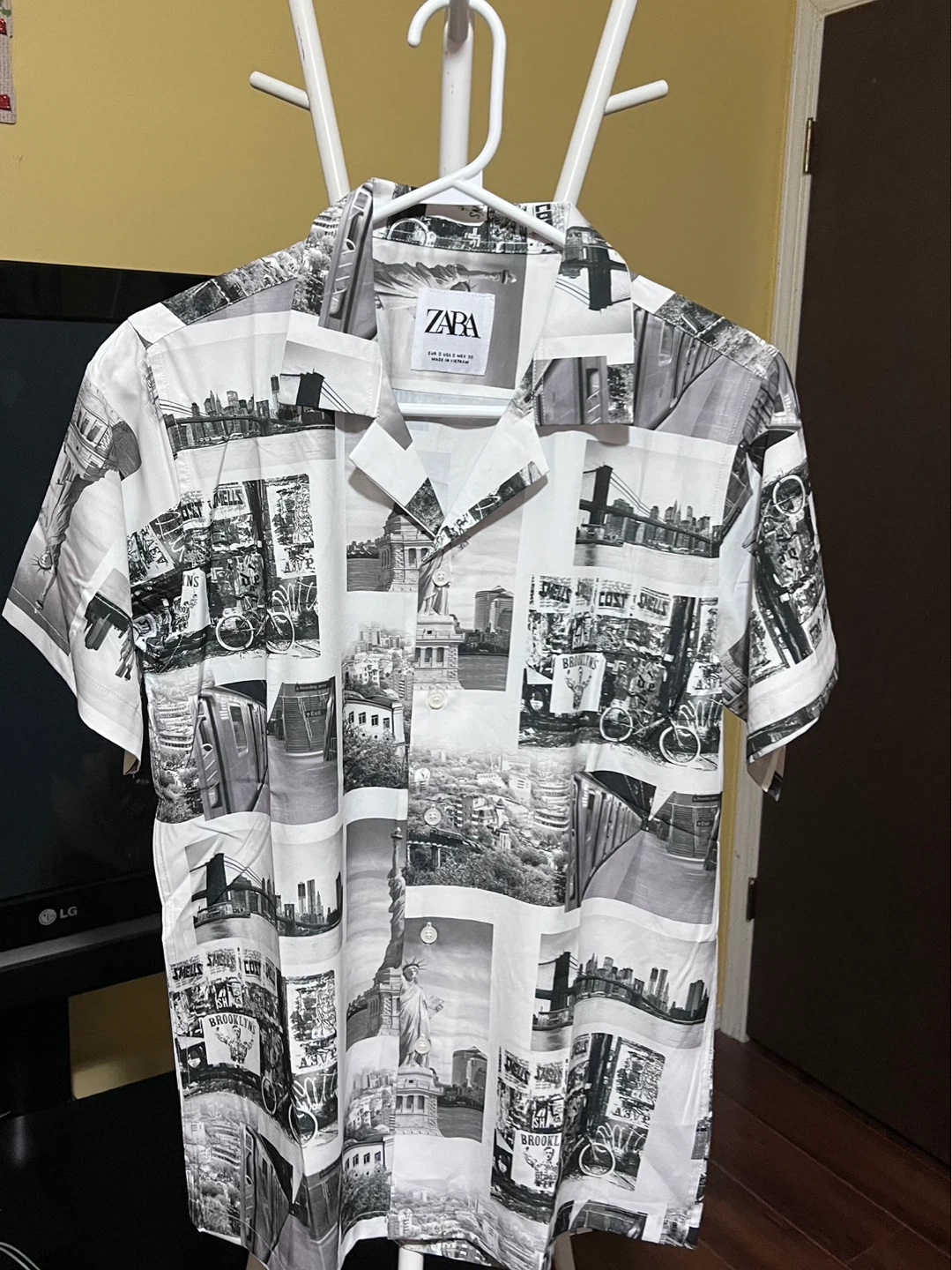 ZARA Men's Short Sleeve Button-Up Shirt - photo 5