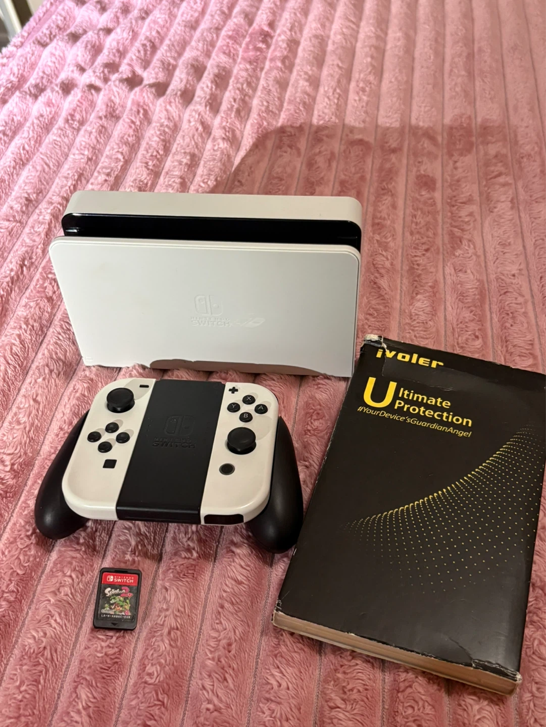 Nintendo Switch OLED Splatoon 2 Bundle with Accessories