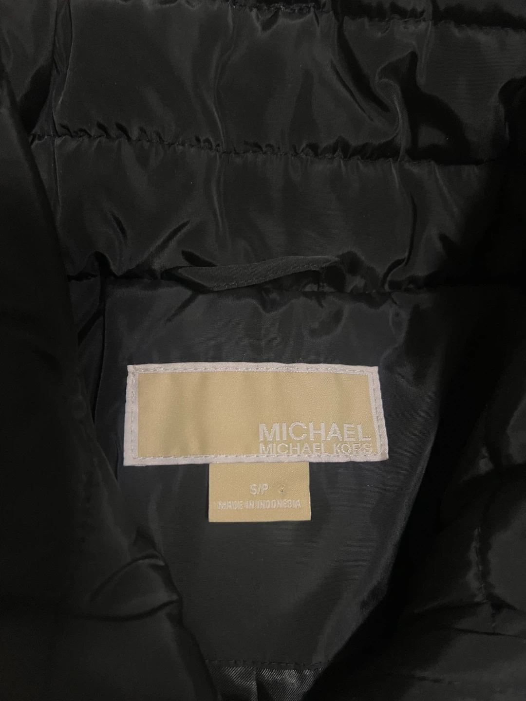 Michael Kors Black Puffer Belted Winter Coat - photo 2