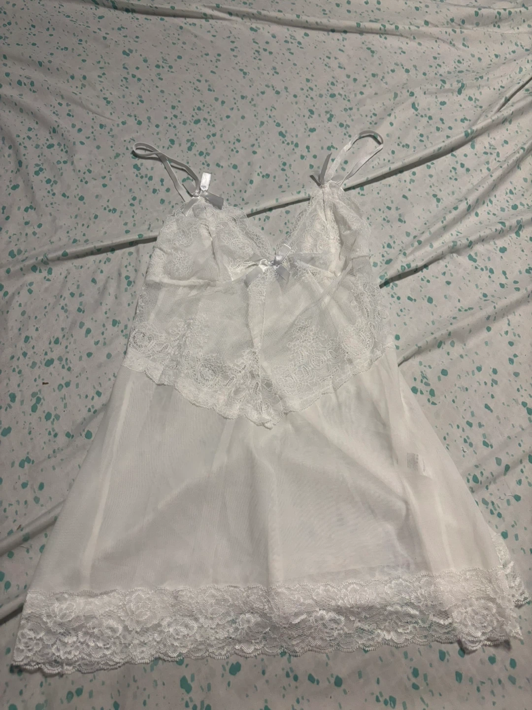 White Lace Slip