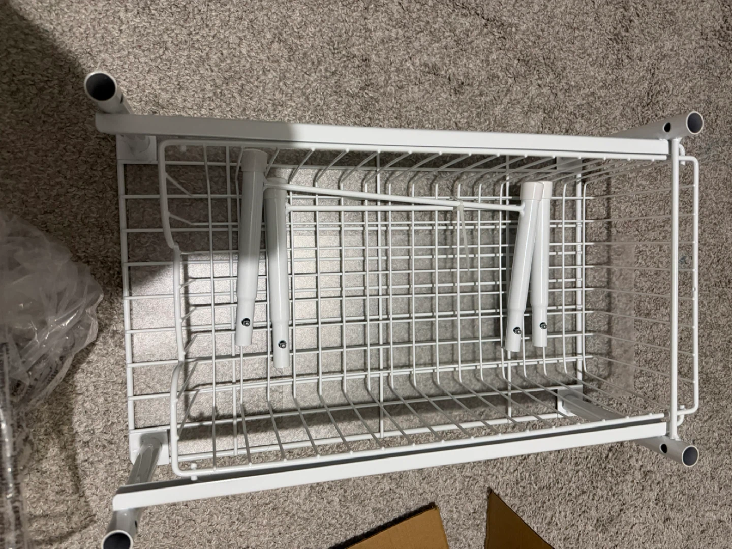 Simple Houseware White Under Sink Organizer Shelf - photo 5