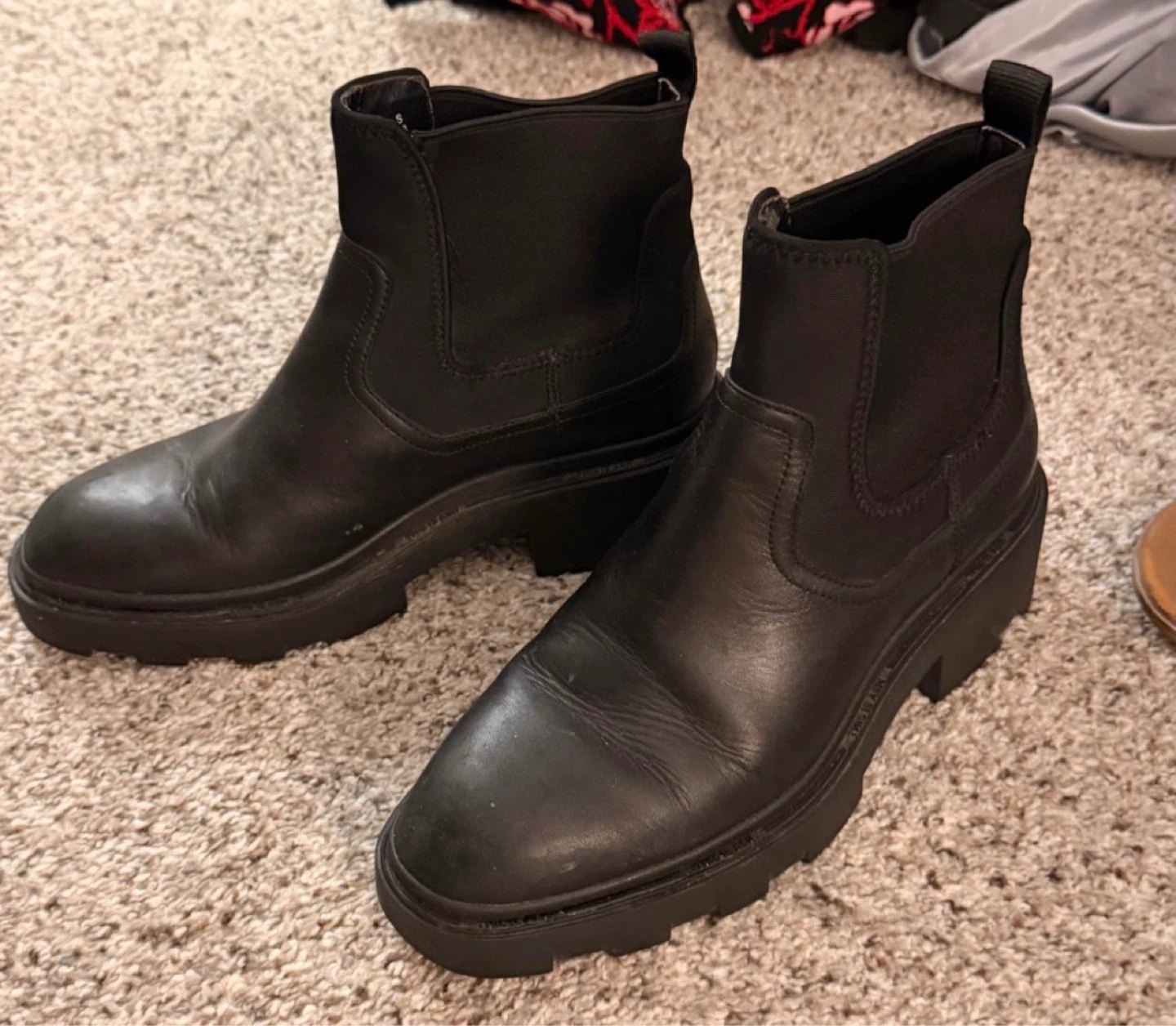 ASH Mastro S Leather Chelsea Boots