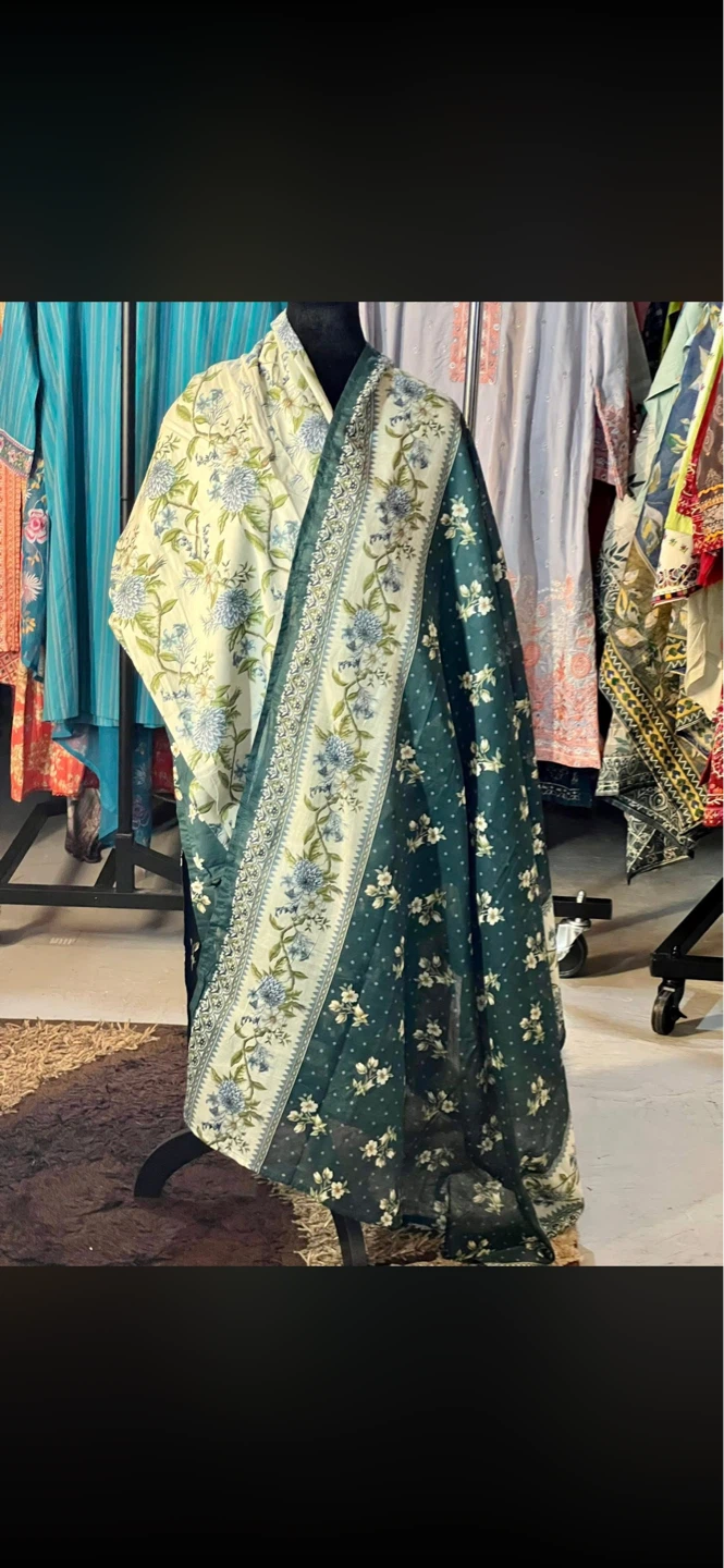Women's 3-Piece Printed Lawn Suit with Dupatta - photo 3