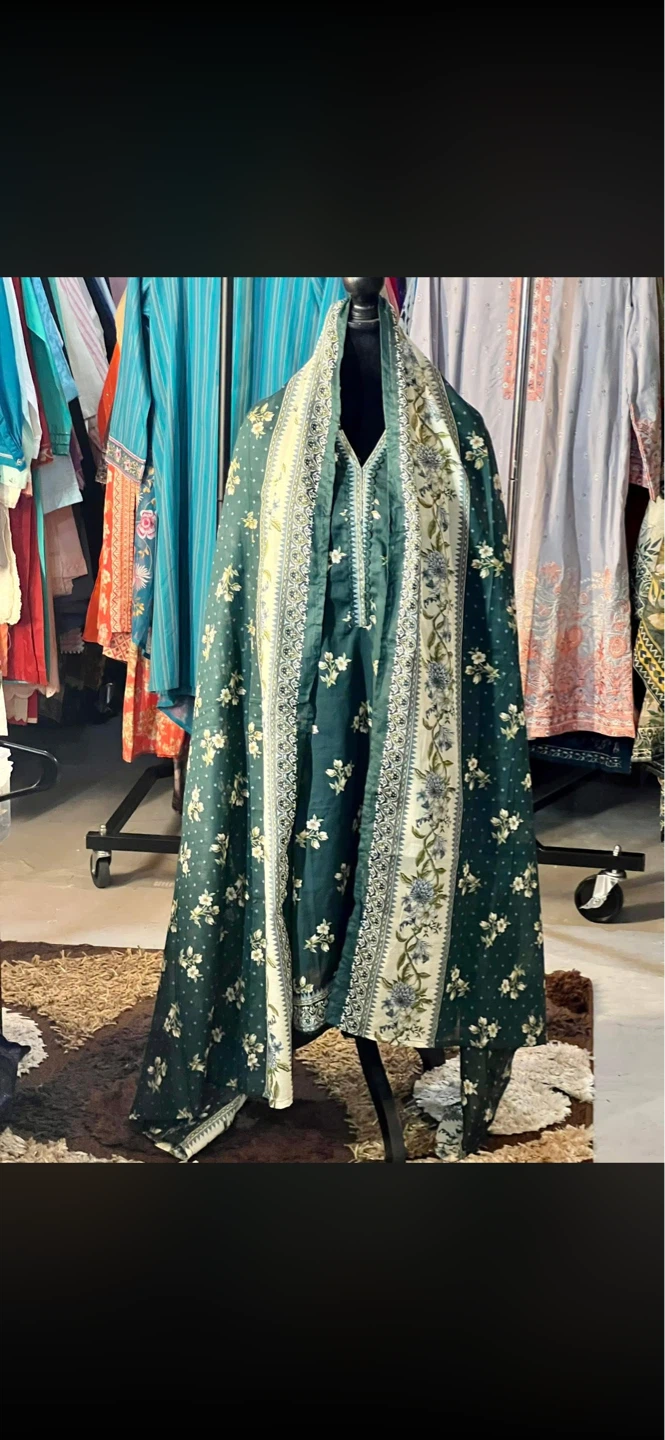 Women's 3-Piece Printed Lawn Suit with Dupatta - photo 4