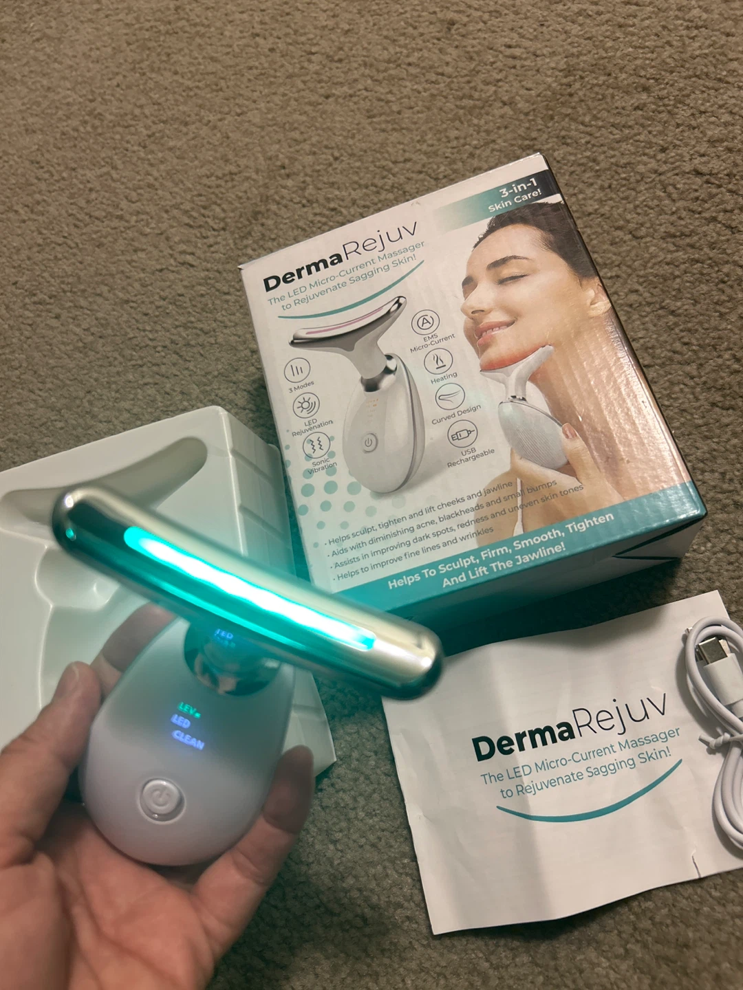 DermaRejuv LED Micro-Current Massager - photo 4