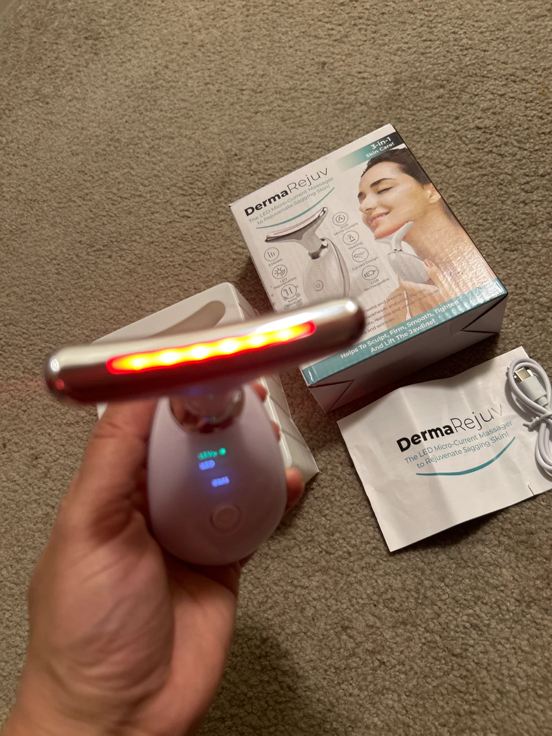 DermaRejuv LED Micro-Current Massager - photo 5