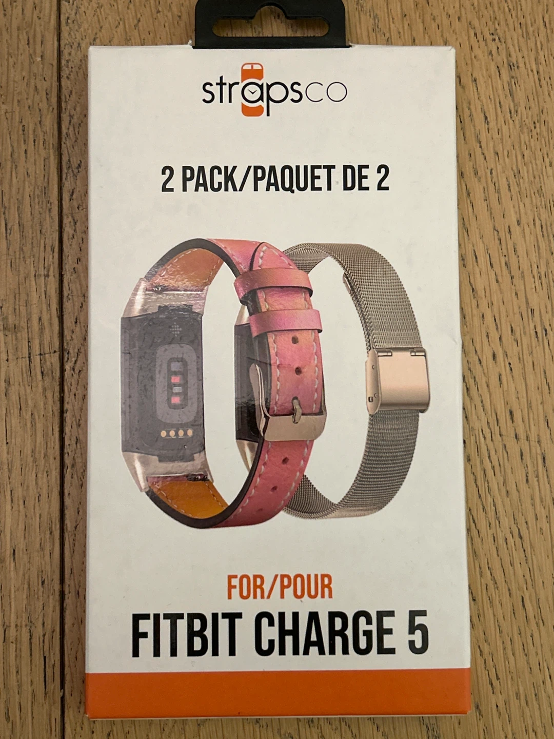 Strapsco 2 Pack Bands for Fitbit Charge 5