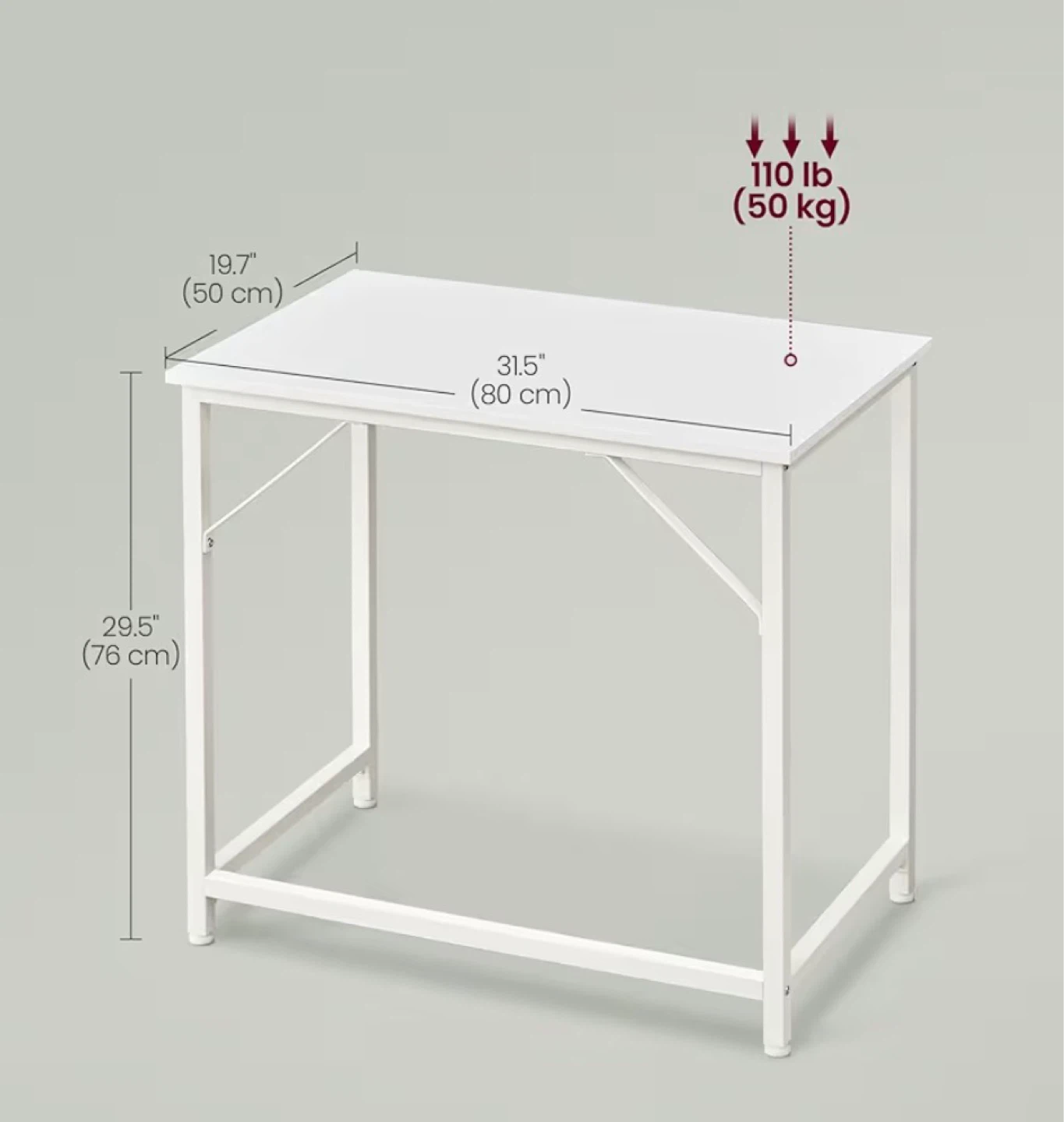 NEW Small White Desk - photo 4