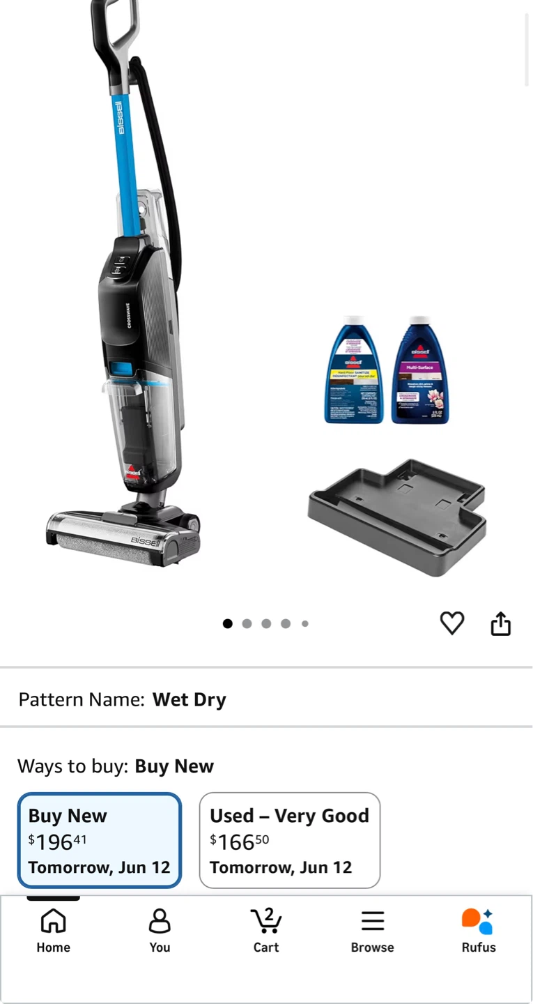 Bissell Crosswave Hard Floor Expert All-in-One  vacuum and wash - photo 2