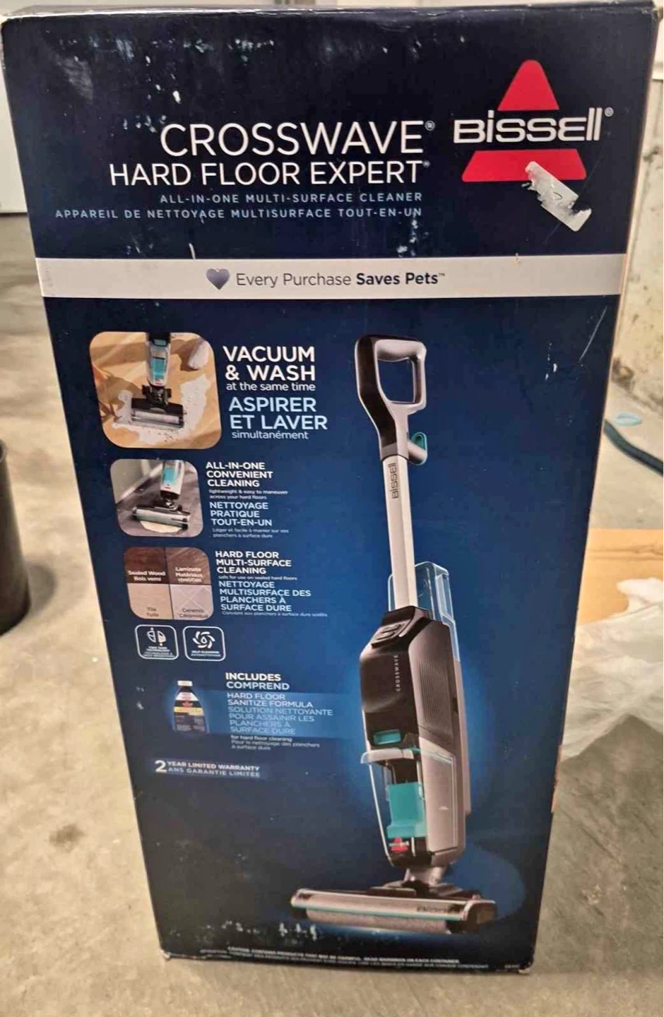 Bissell Crosswave Hard Floor Expert All-in-One  vacuum and wash