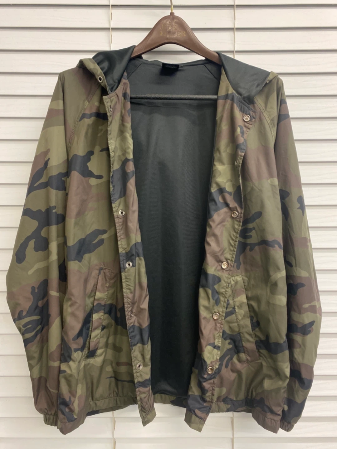 OBEY Camo Hooded Windbreaker Jacket Size - Small - photo 2