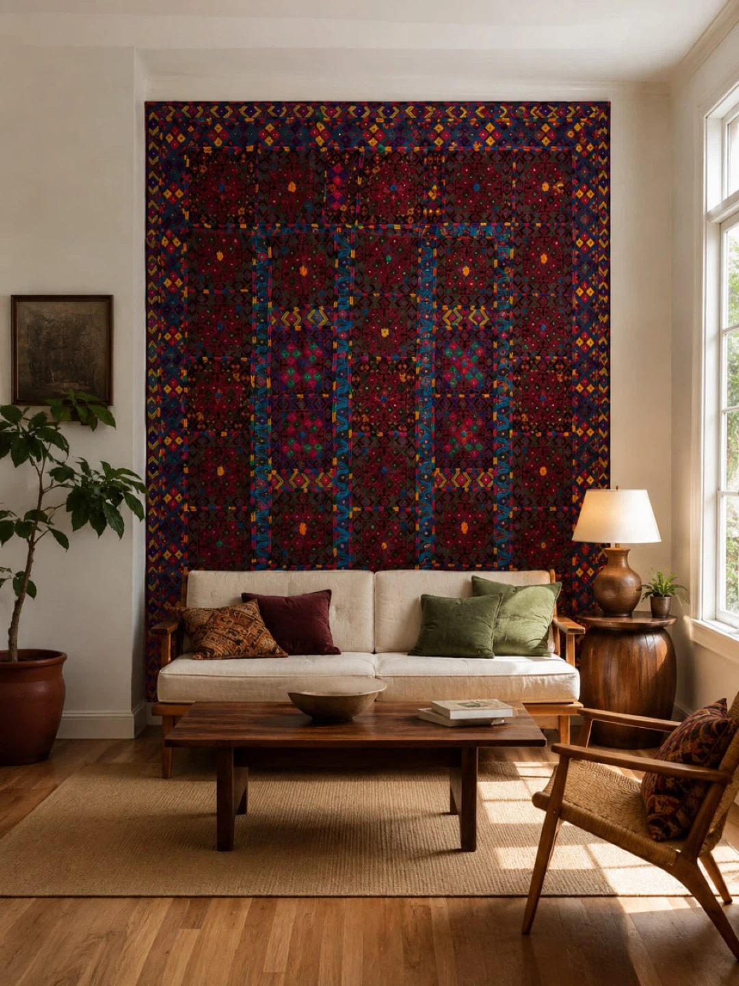 Brand new- Embroidered Decorative Wall Hanging/Tapestry
