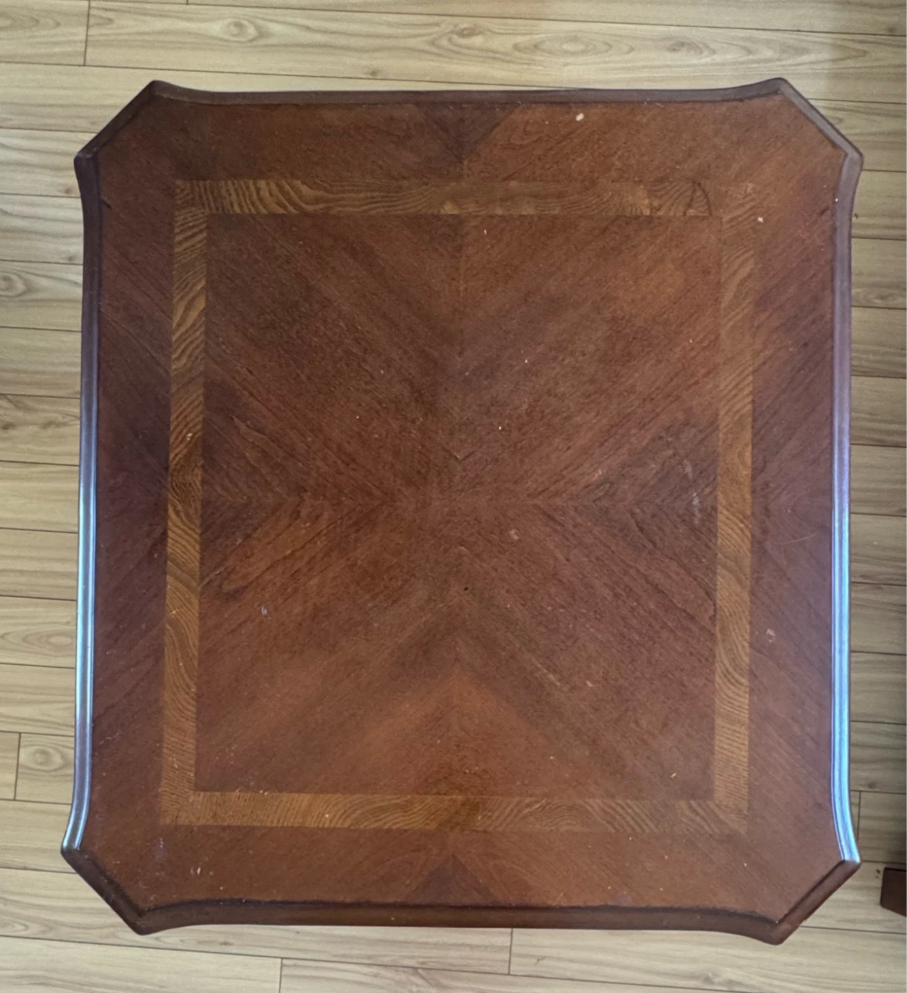 Vintage Wooden End Table - photo 2
