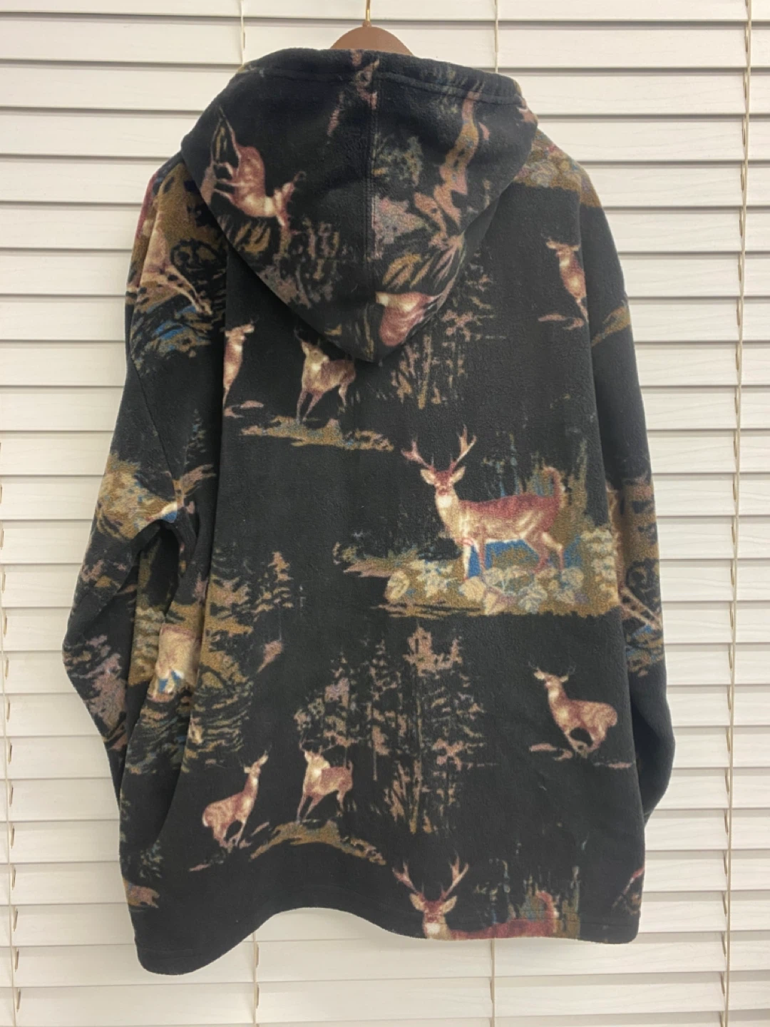 Vintage 90’s Authentic Wildlife Fleece Hoodie - Large - photo 5