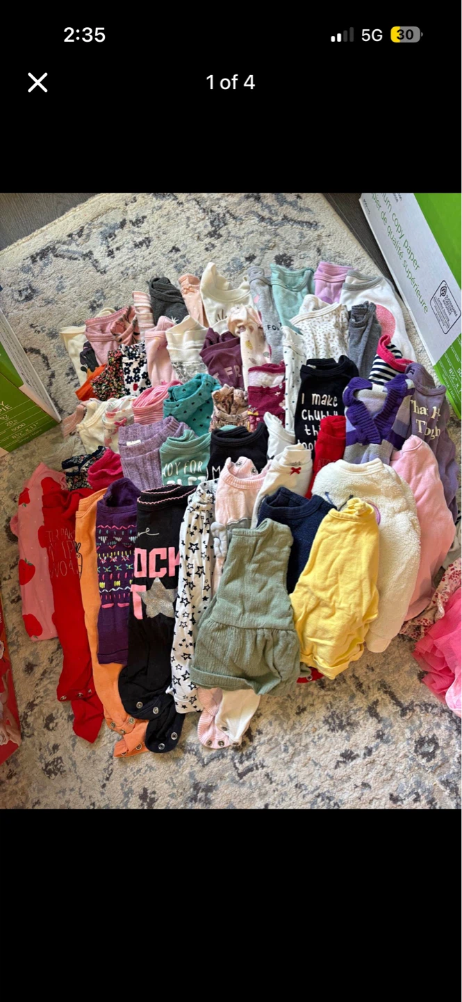 Girls clothes 0 to 6 months - photo 2