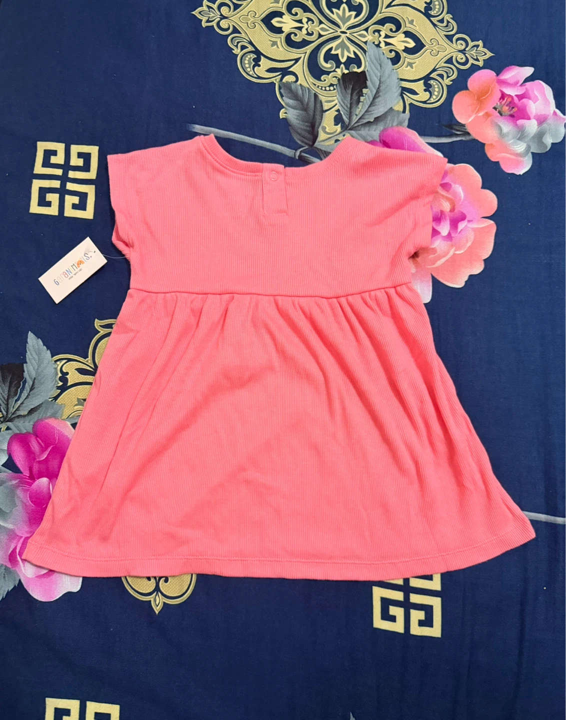 Kids Coral Ribbed Dress - photo 3