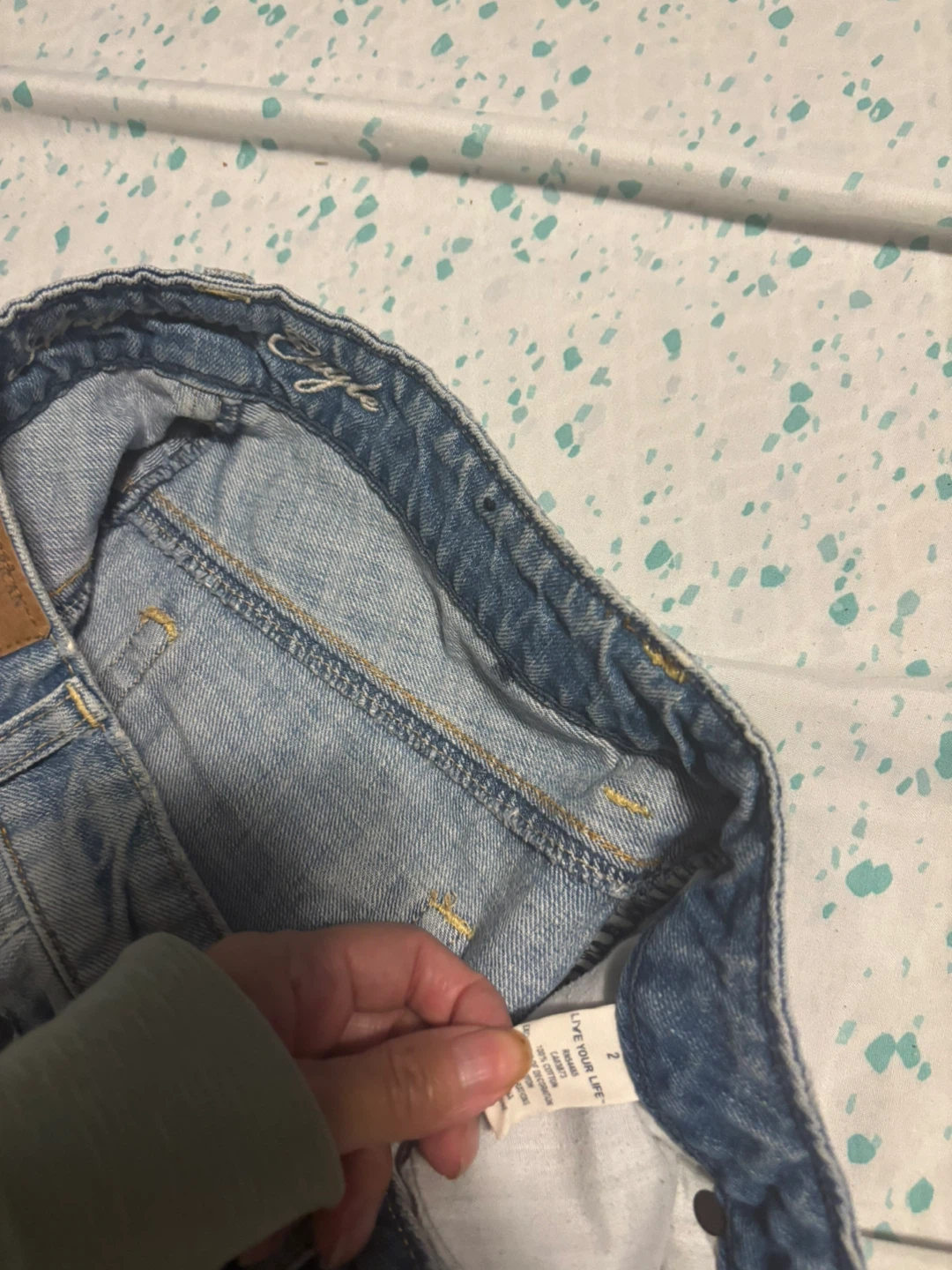 American Eagle Outfitters Distressed Denim Mini Skirt - photo 2