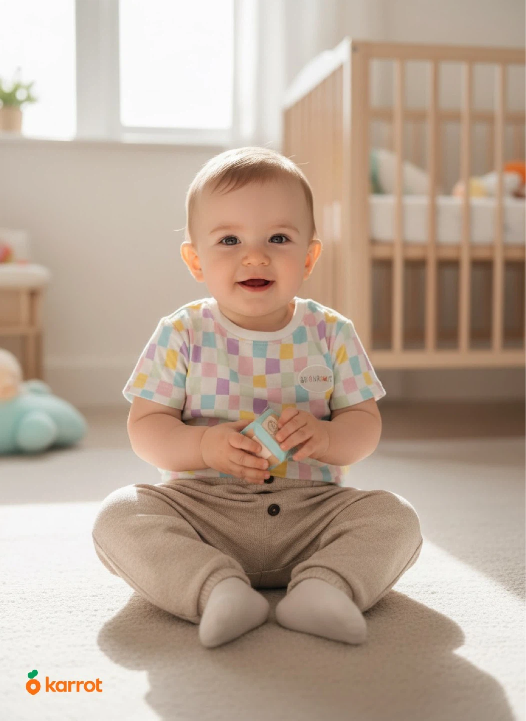 Easy Peasy Baby Jogger Pants Tan